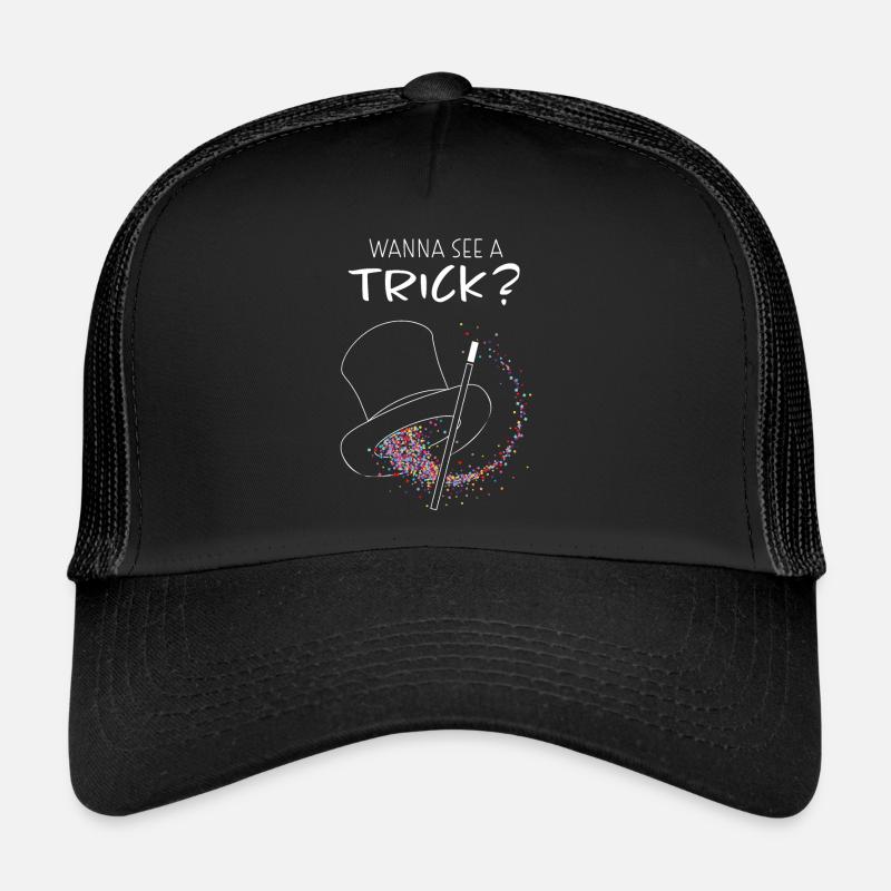Illusionniste Magic Hat Magic Trick Artist Casquette trucker 