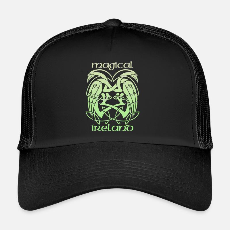 Celtic, Celtic Irish Knot, Magical Ireland - Trucker Cap - black/black