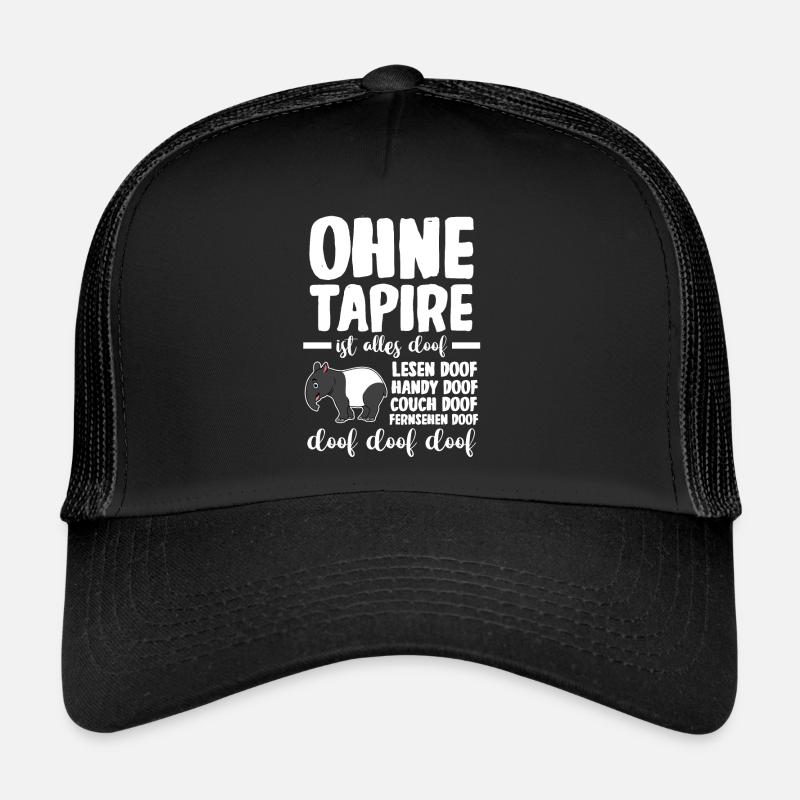 Tapir - Trucker Cap - Schwarz/Schwarz