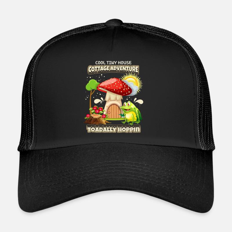 Funny Frog, Cottagecore Saying, Faecore Trucker Cap