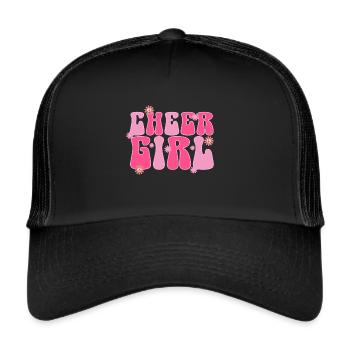 Cheerleading Girl Cheerleading Youth - Trucker Cap - black/black - Front