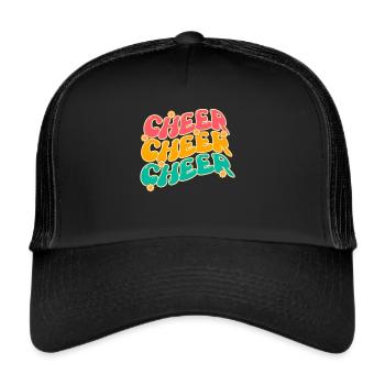 Cheerleading Girl Cheerleading Youth - Trucker Cap - black/black - Front