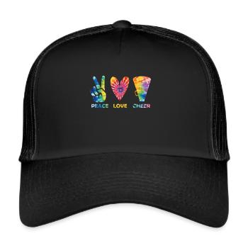 Cheerleading Girl Cheerleading Youth - Trucker Cap - black/black - Front