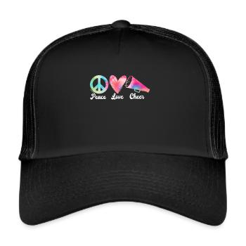 Cheerleading Girl Cheerleading Youth - Trucker Cap - black/black - Front