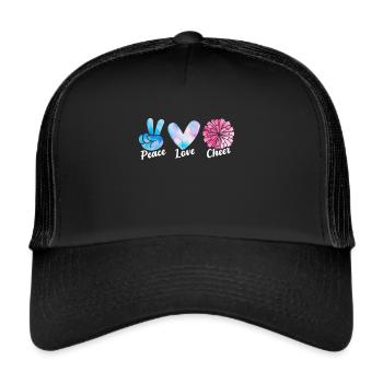 Cheerleading Girl Cheerleading Youth - Trucker Cap - black/black - Front