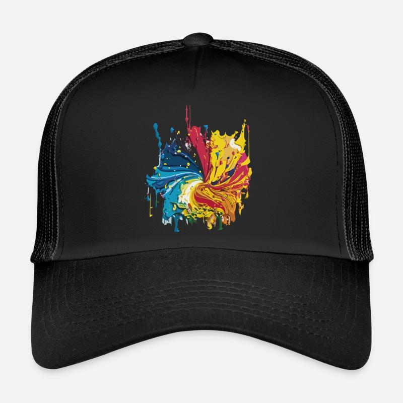 Ölregenbogen Trucker Cap
