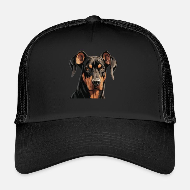 Hund Dobermann Trucker Cap