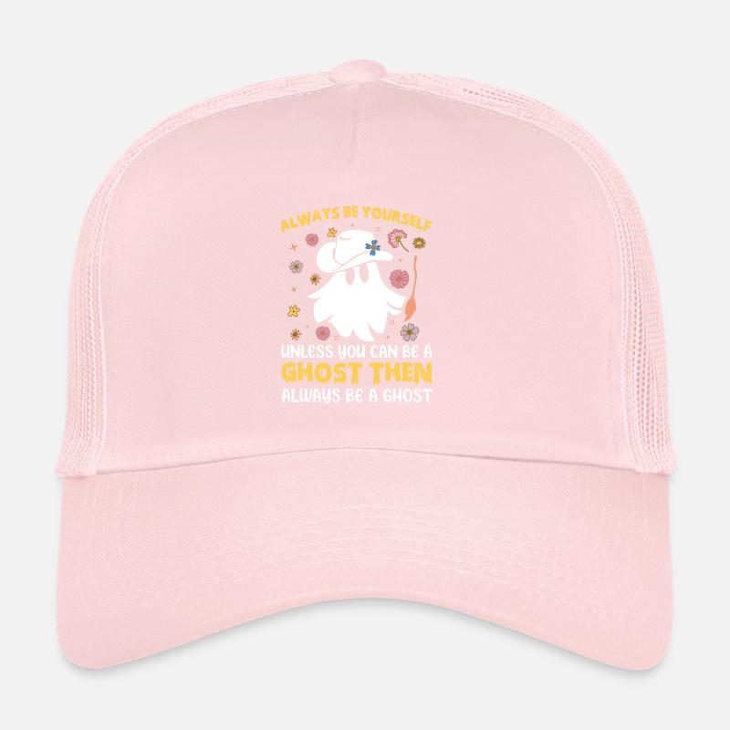 Halloween Ghost Always Be Yourself Unless You Can Trucker Cap