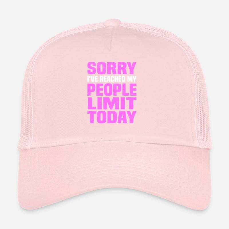 Misanthrope Antisocial Introverti Casquette trucker 
