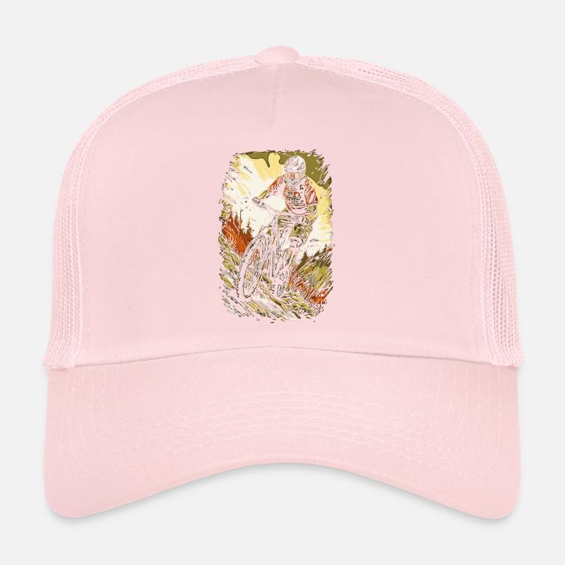 Enduro Mountain Biker, VTT Casquette trucker 