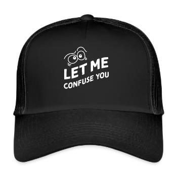 Magic Show Illusionist Trickster Card Magic - Trucker Cap - black/black - Front