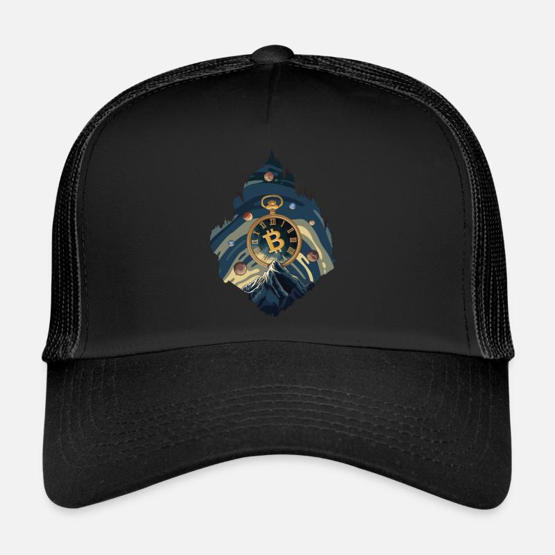 Horloge Bitcoin Casquette trucker 