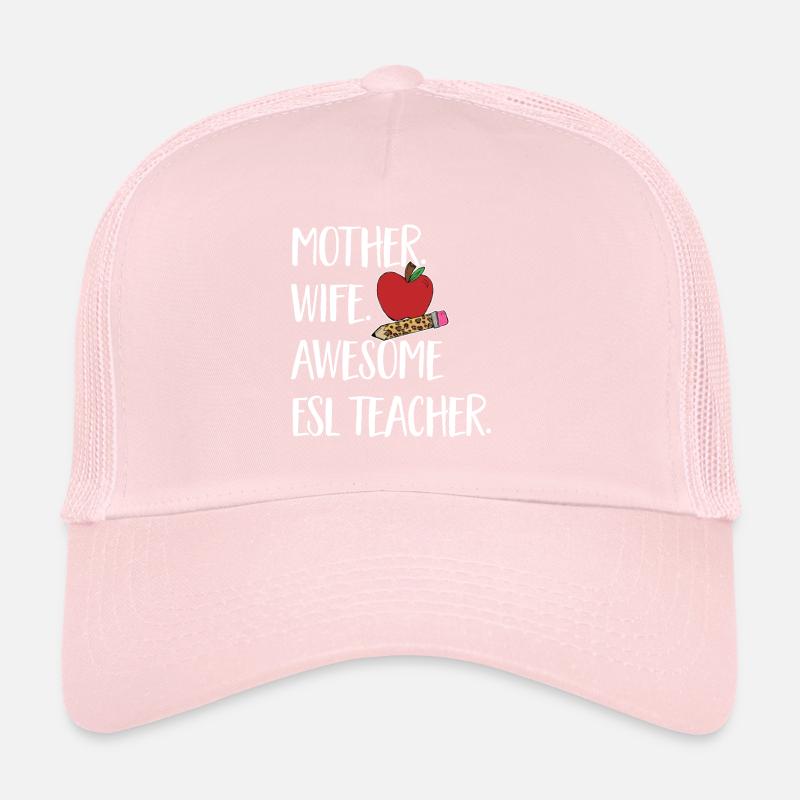 Teacher English Second Language Foreign Language Trucker Cap