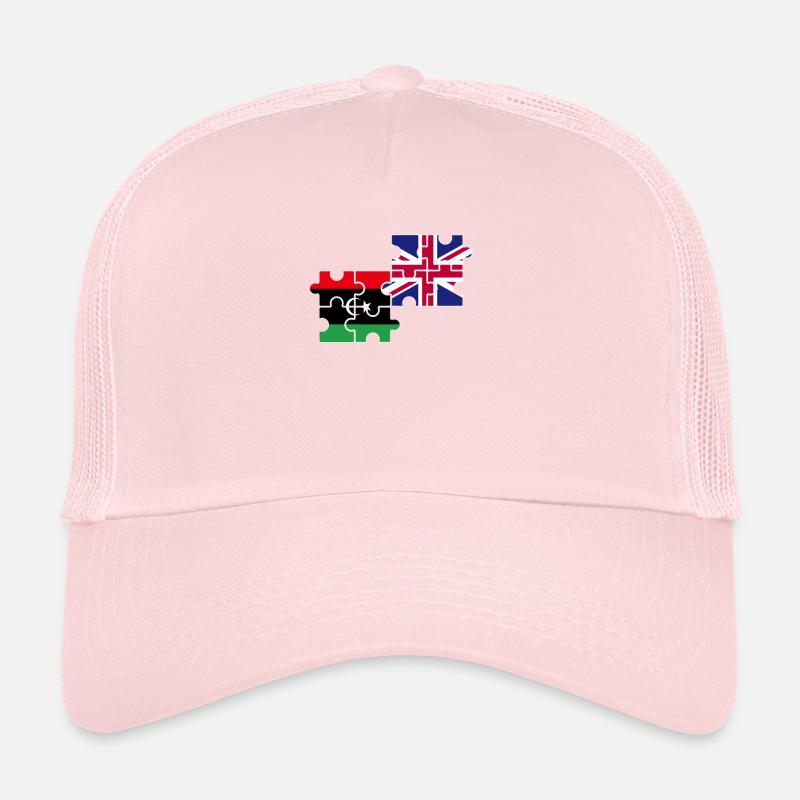 Libye Royaume-Uni Drapeau britannique libyen Casquette trucker 