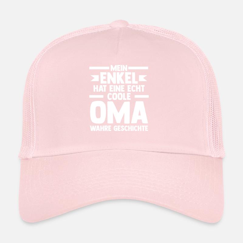 Oma Großmutter Enkelkind Enkel Trucker Cap