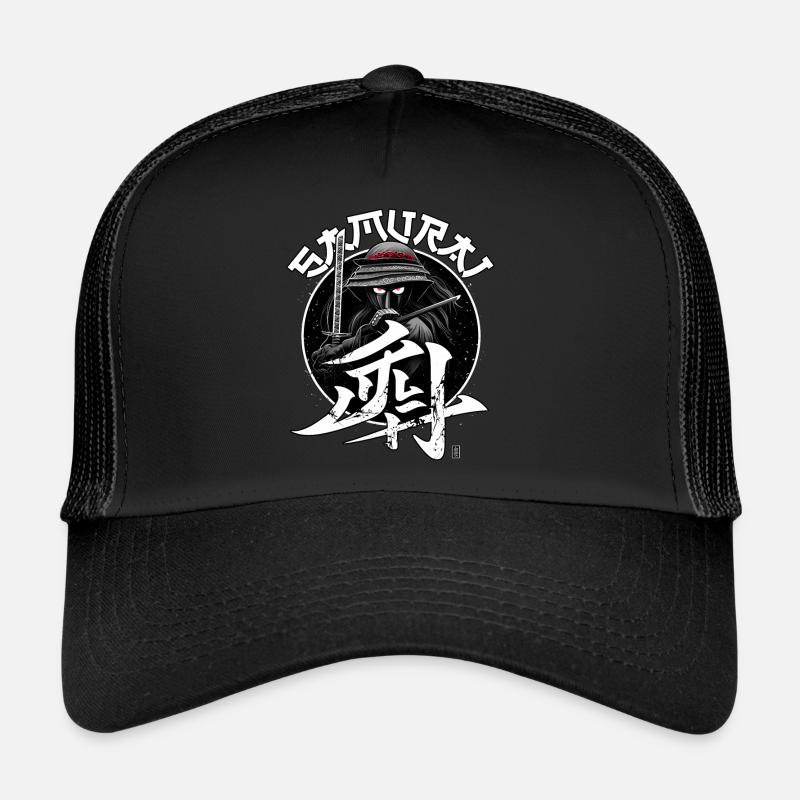 Samurai - Casquette trucker  - noir/noir