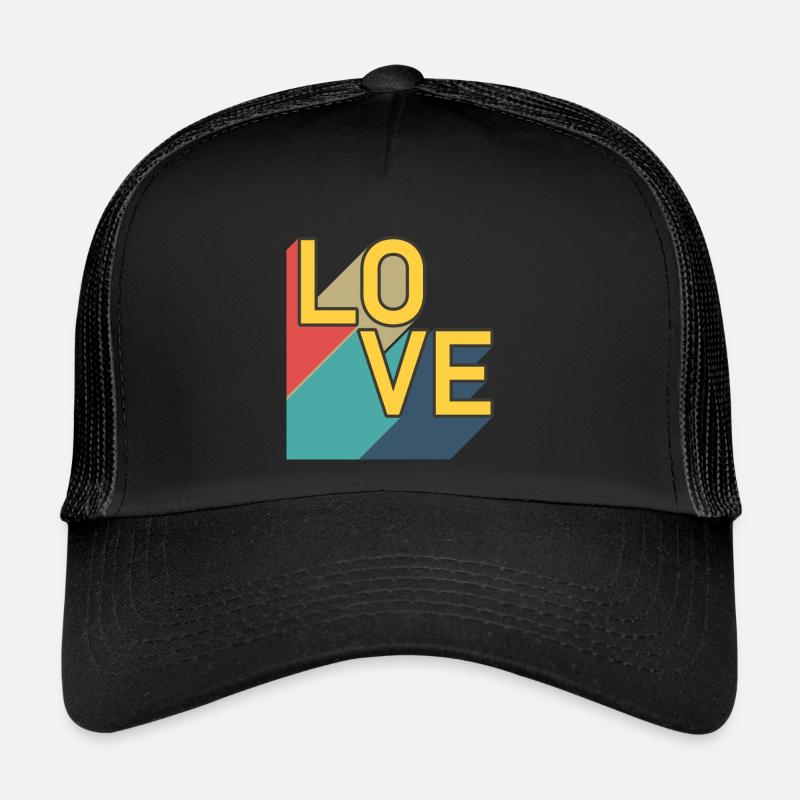 AMOUR - Rétro Casquette trucker 