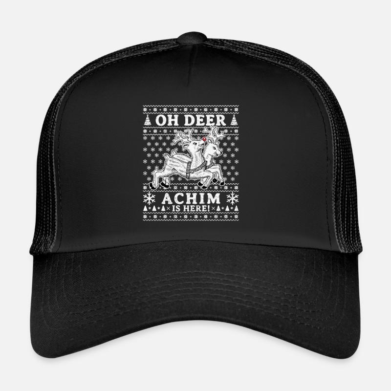Oh Deer - Achim is here Ugly Weihnachten Trucker Cap