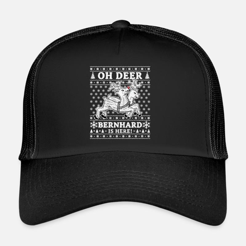 Oh Deer - Bernhard is here Ugly Weihnachten Trucker Cap