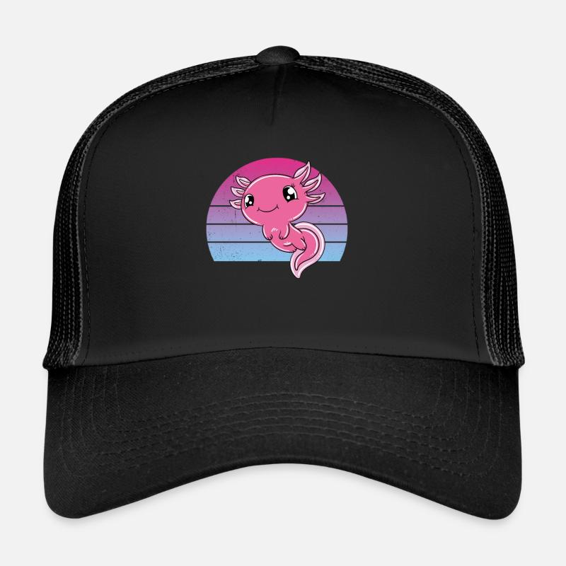 Axolotl mignon Axolotl drôle Casquette trucker 