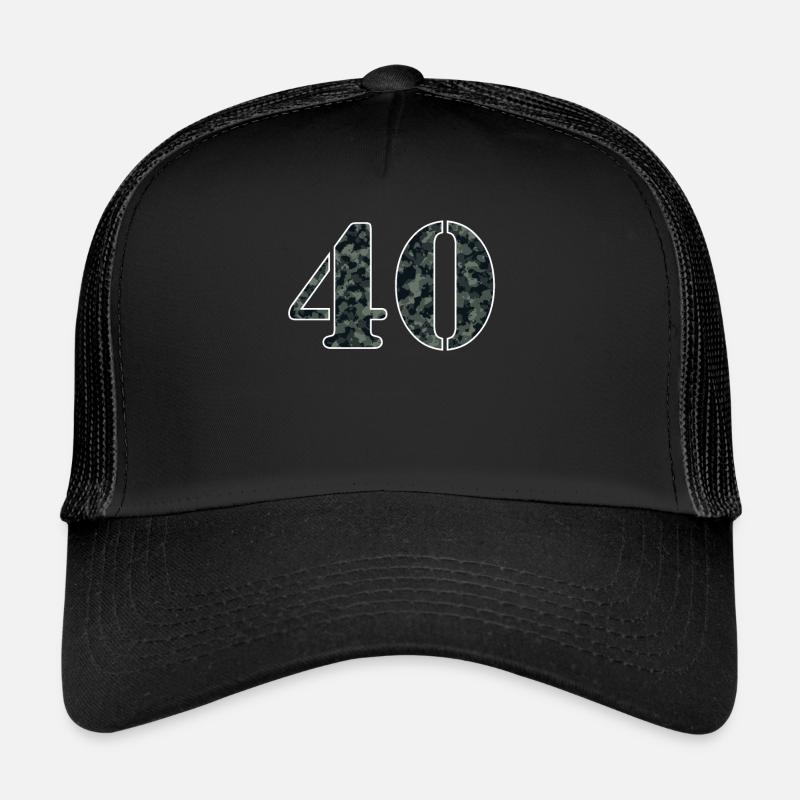 Fier 40 Look militaire cadeau d’anniversaire Casquette trucker 