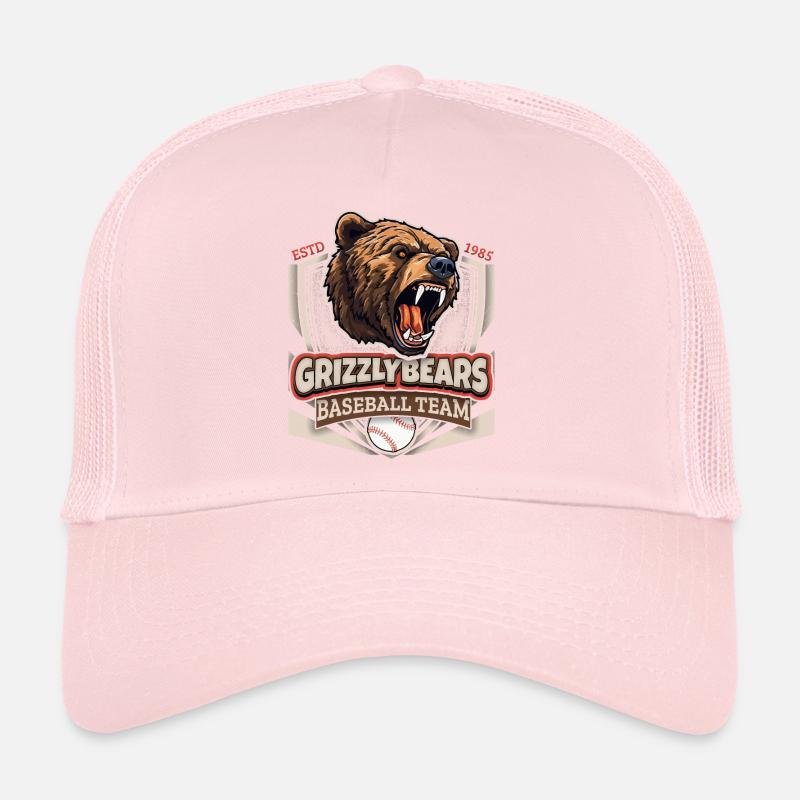 Baseball, Grizzly Bears Team, Grizzlybären Logo Trucker Cap