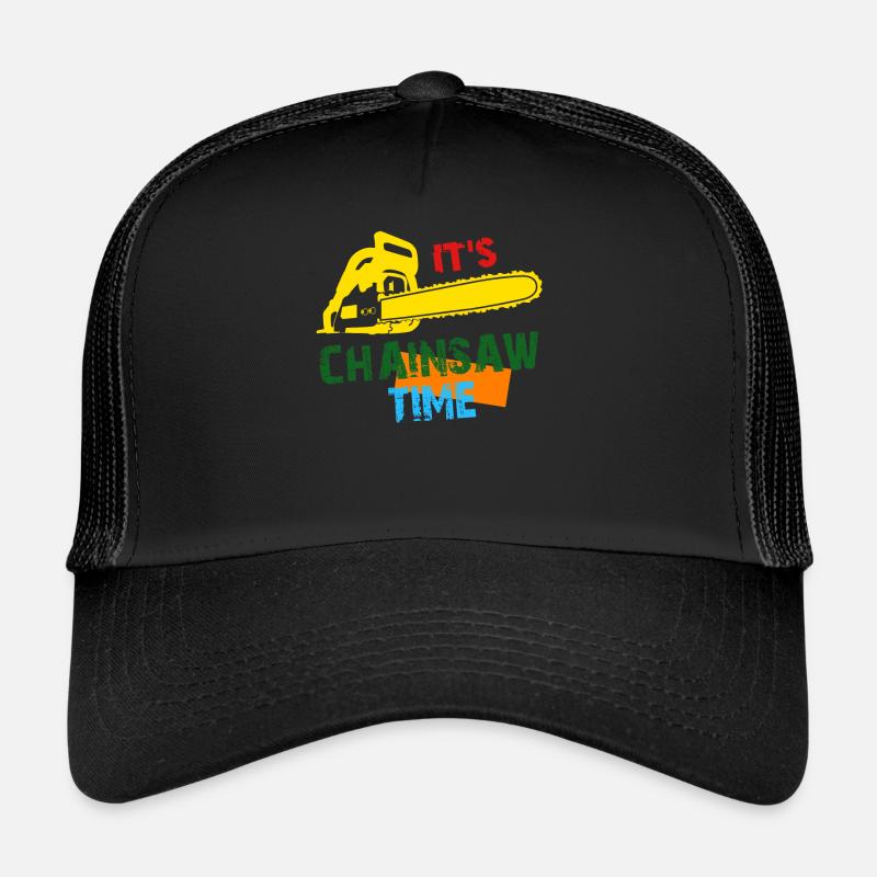 Tronçonneuse Tronçonneuse rétro Casquette trucker 