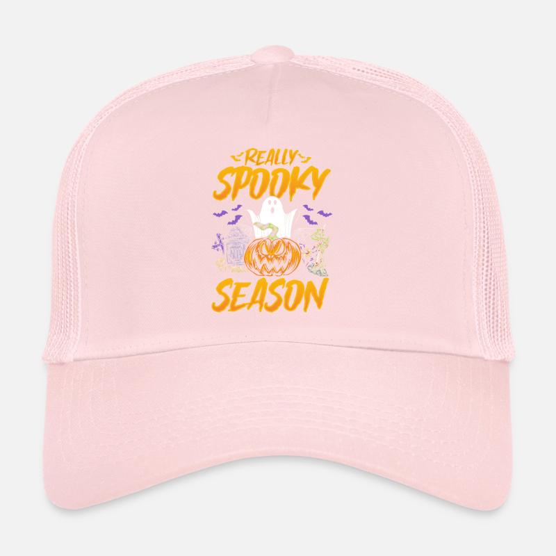 Really Spooky Season - Funny Halloween Ghost Trucker Cap