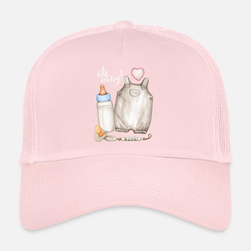 Barboteuses, biberon pour bébé, dire Casquette trucker 
