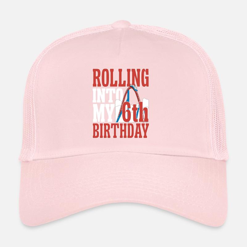 Roller Coaster Roller Coaster Amusement Park Trucker Cap