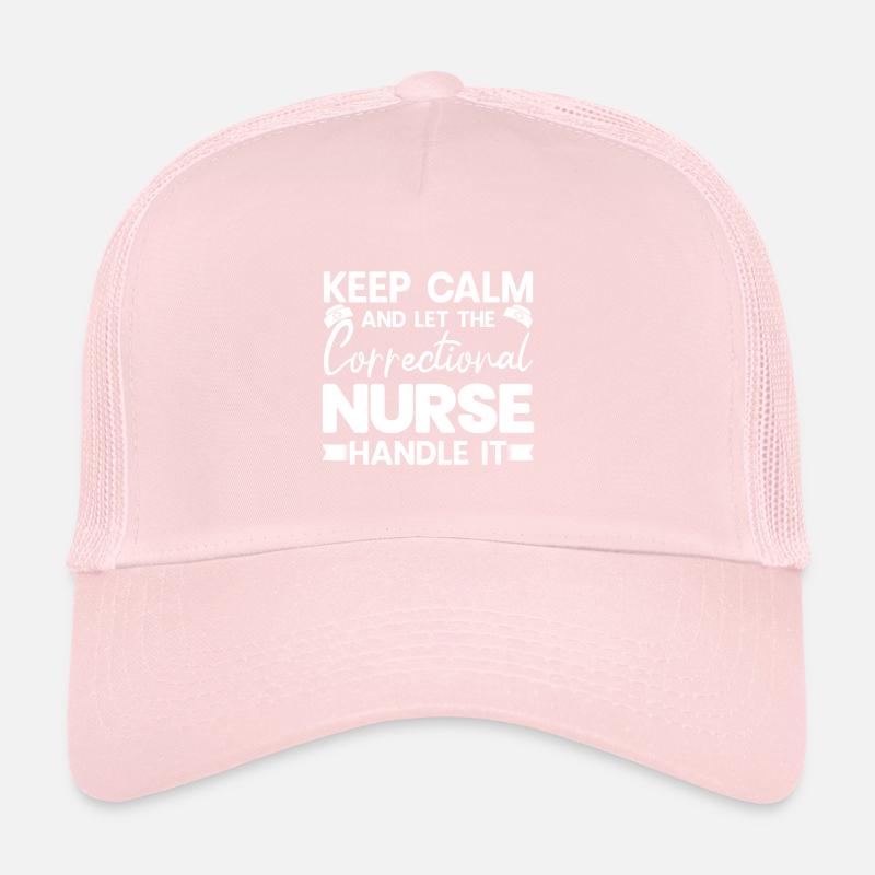 Funny Penitentiary Care Handle It - Keep Calm Trucker Cap