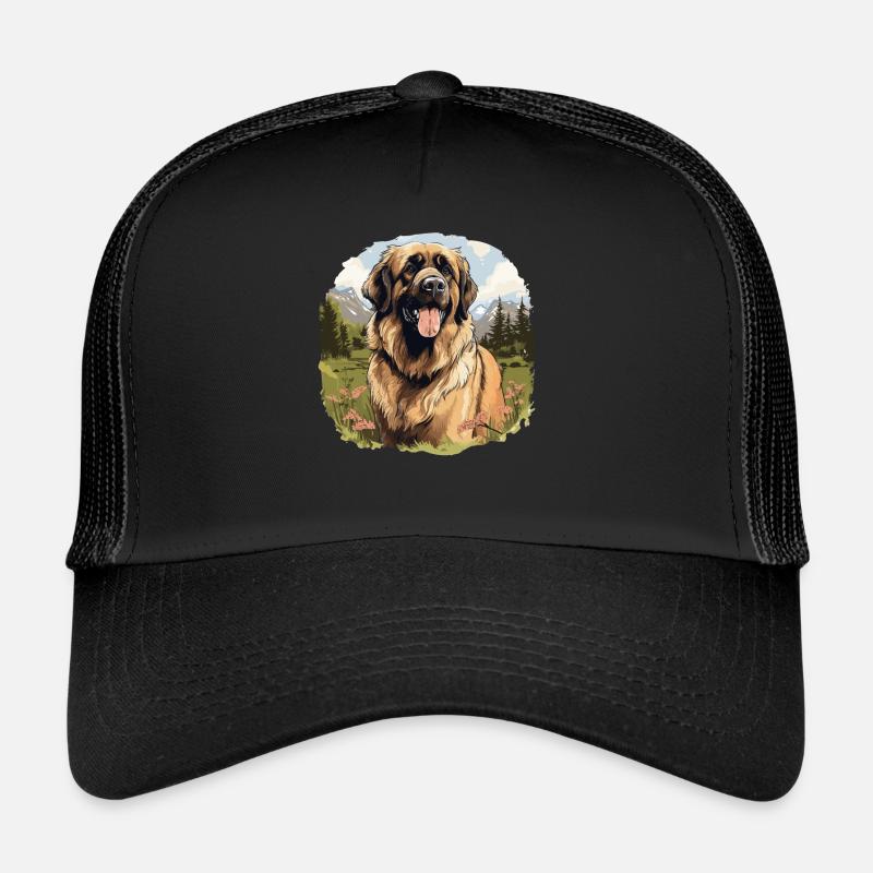Leonberg - Casquette trucker  - noir/noir