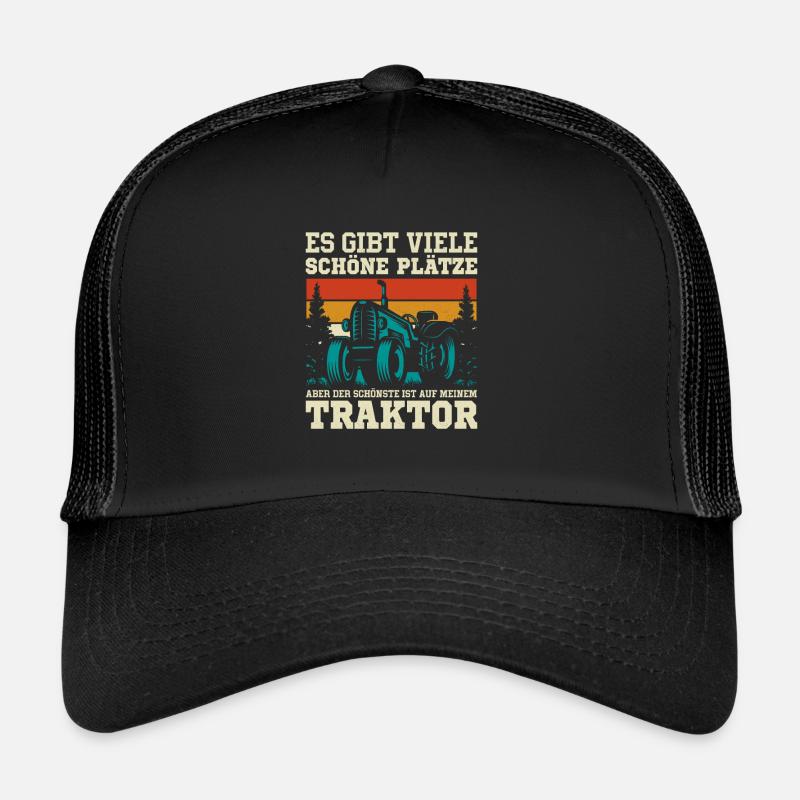 Der schönste ist auf meinem Traktor Bauer Trecker Trucker Cap