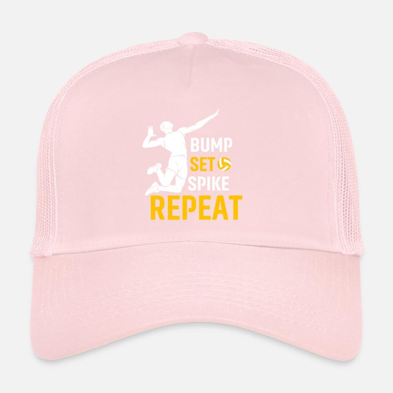 Bump Set Spike Repeat Trucker Cap