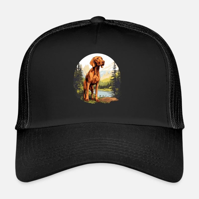 Magyar Vizsla - Trucker Cap - Schwarz/Schwarz