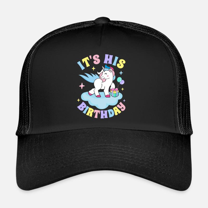 Geburtstagskind Party - Trucker Cap - Schwarz/Schwarz