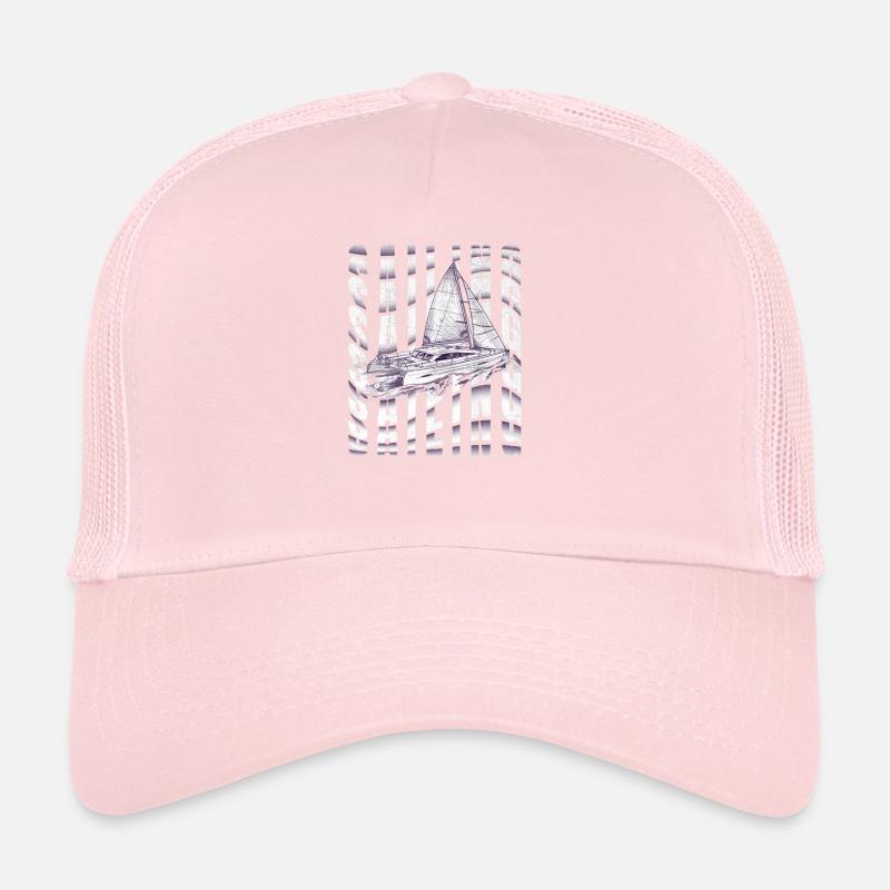 Catamaran Boat Sailboat Sailing Sailor Trucker Cap