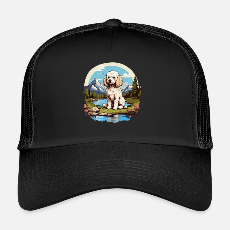 Pudel - Trucker Cap - Schwarz/Schwarz