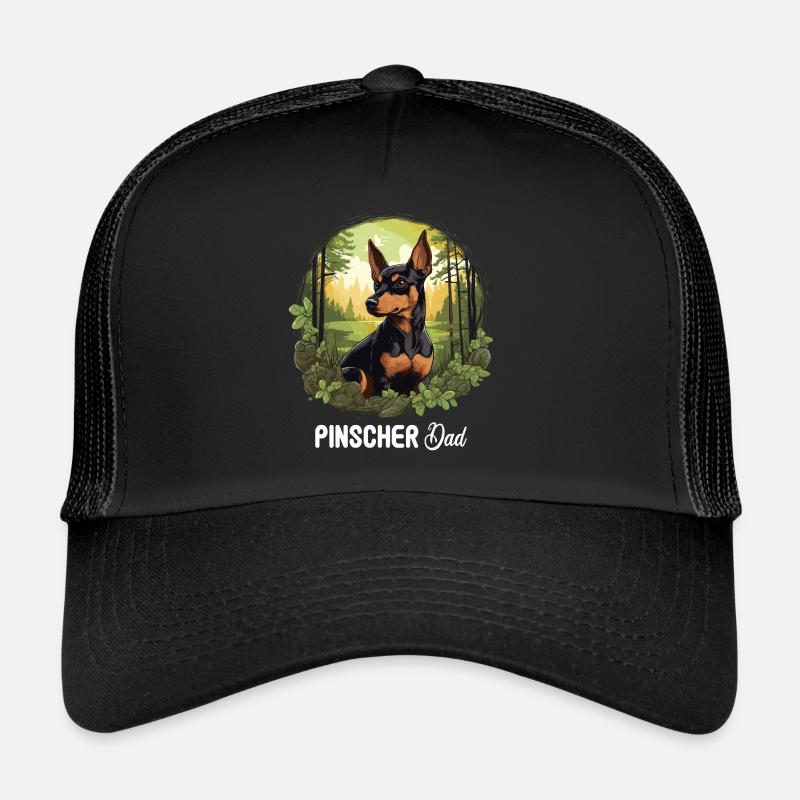 Pinscher - Casquette trucker  - noir/noir