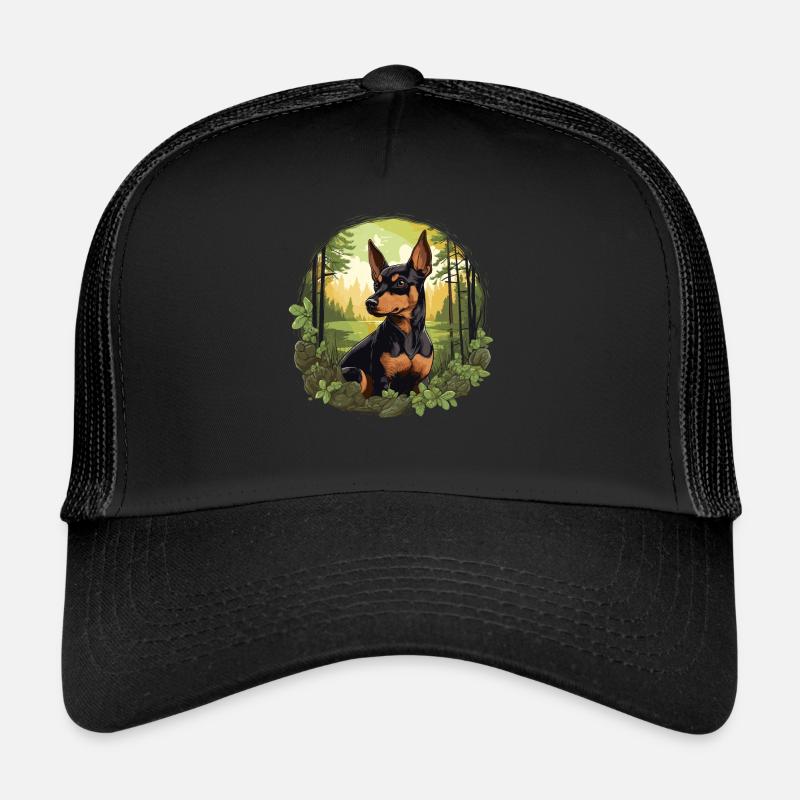 Pinscher - Trucker Cap - Schwarz/Schwarz