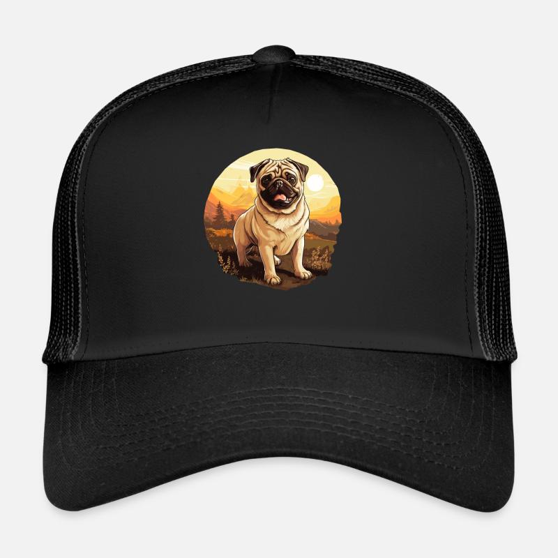 Carlin - Casquette trucker  - noir/noir