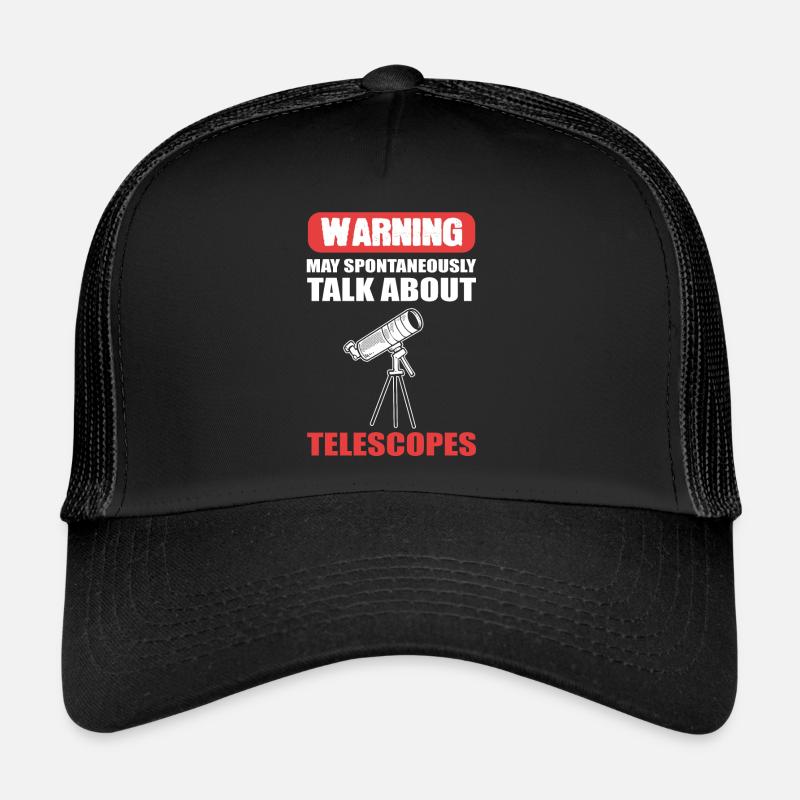 Teleskop-Warnung kann spontan über Teleskope Trucker Cap