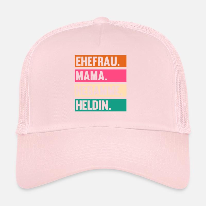 Mama Mutter Geburtshelferin Hebamme Trucker Cap