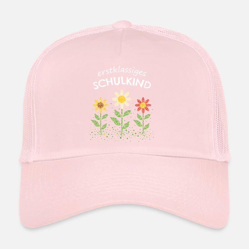 Erstklässler Schulanfänger Einschulung Blumen Trucker Cap