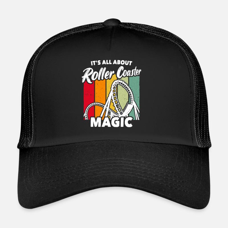 Montagnes russes d’Achterbahn Casquette trucker 