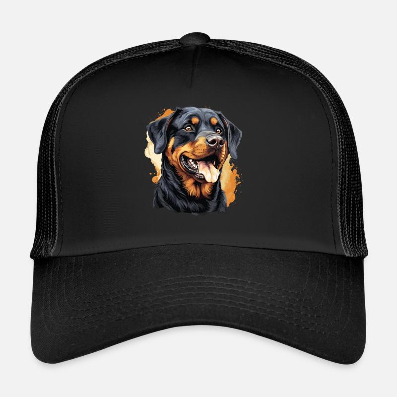 Rottweiler - Trucker Cap - black/black