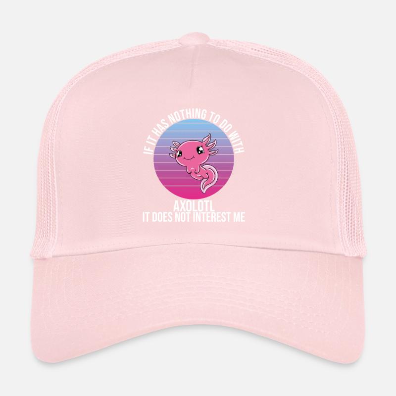 Axolotl drôle Axolotl mignon Casquette trucker 