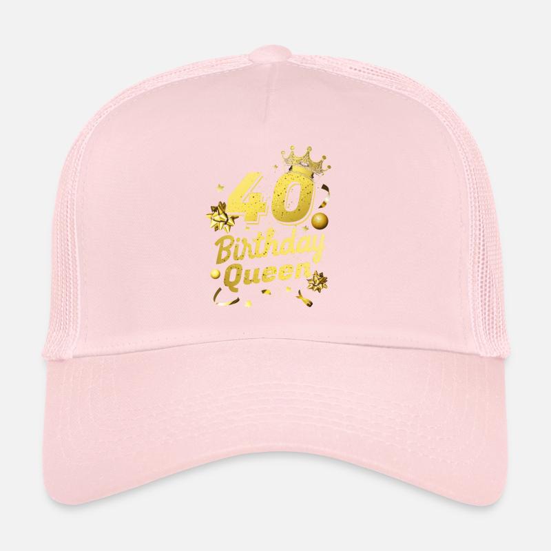 Reine d’anniversaire 40 Casquette trucker 