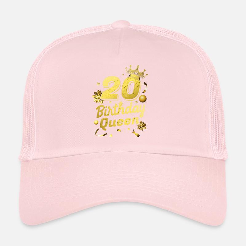 Reine d’anniversaire 20 Casquette trucker 