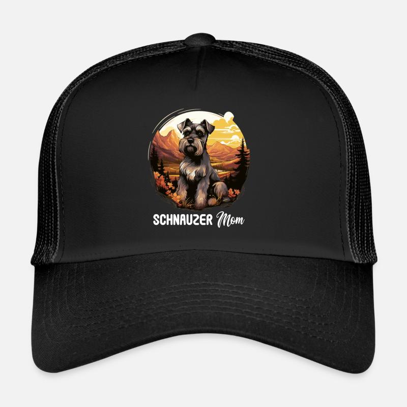 Schnauzer - Casquette trucker - noir/noir